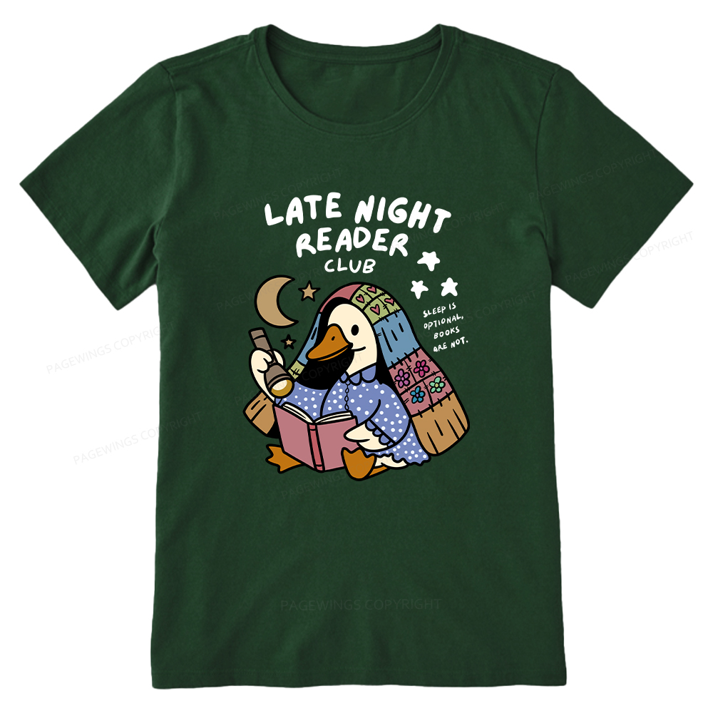 Pagewings Late Night Reader Club Unisex Classic T-shirt