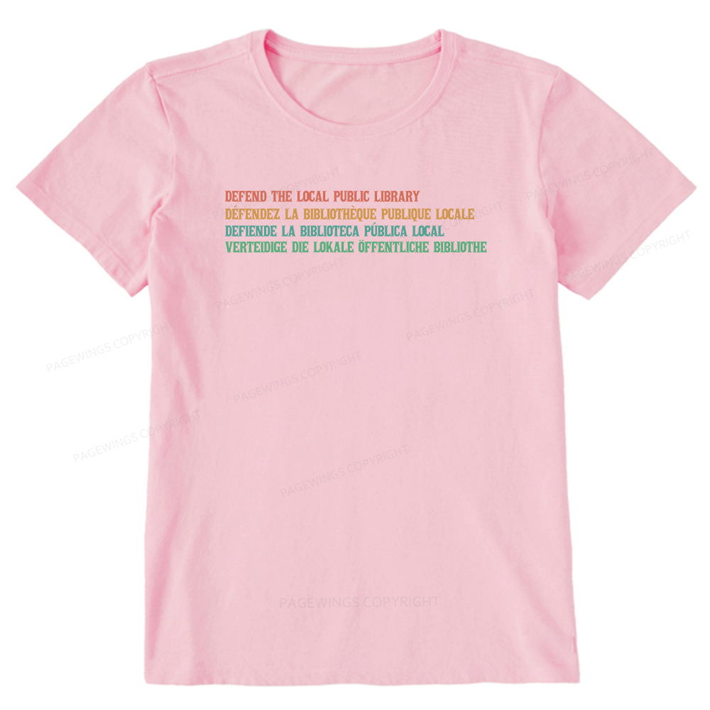 Pagewings Defend the Local Public Library Unisex Classic T-shirt