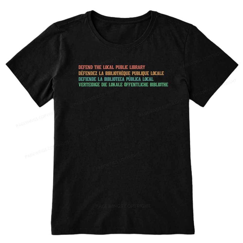 Pagewings Defend the Local Public Library Unisex Classic T-shirt