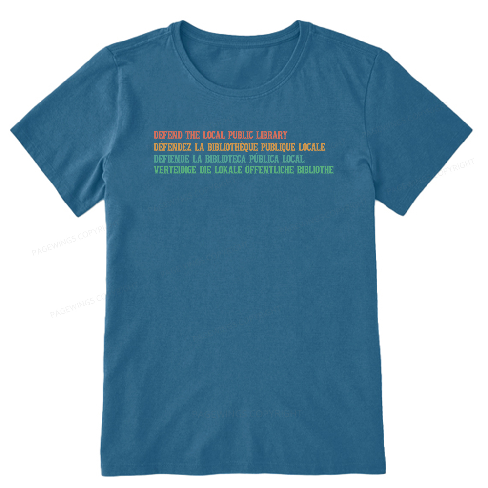 Pagewings Defend the Local Public Library Unisex Classic T-shirt