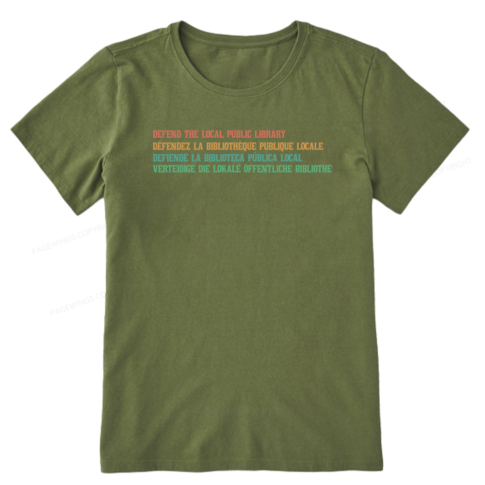 Pagewings Defend the Local Public Library Unisex Classic T-shirt