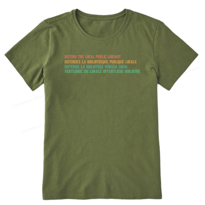 Pagewings Defend the Local Public Library Unisex Classic T-shirt