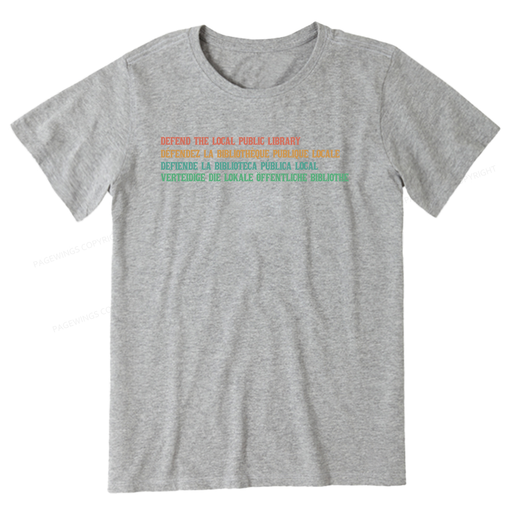 Pagewings Defend the Local Public Library Unisex Classic T-shirt