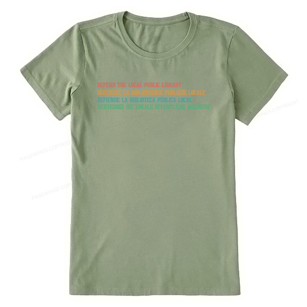 Pagewings Defend the Local Public Library Unisex Classic T-shirt