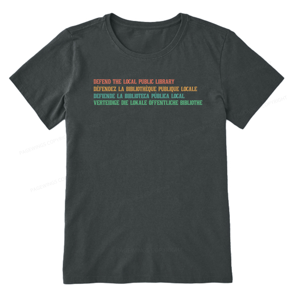 Pagewings Defend the Local Public Library Unisex Classic T-shirt