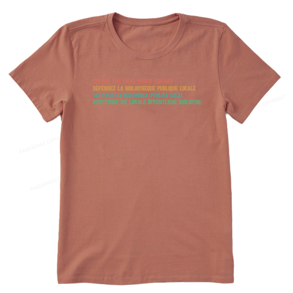 Pagewings Defend the Local Public Library Unisex Classic T-shirt