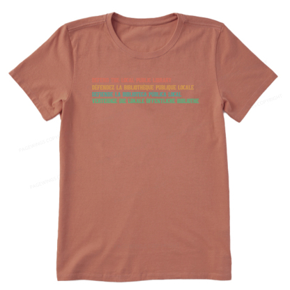 Pagewings Defend the Local Public Library Unisex Classic T-shirt