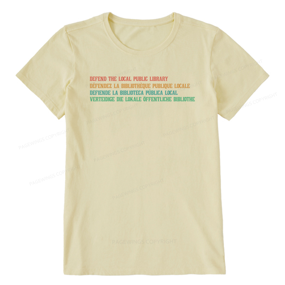 Pagewings Defend the Local Public Library Unisex Classic T-shirt
