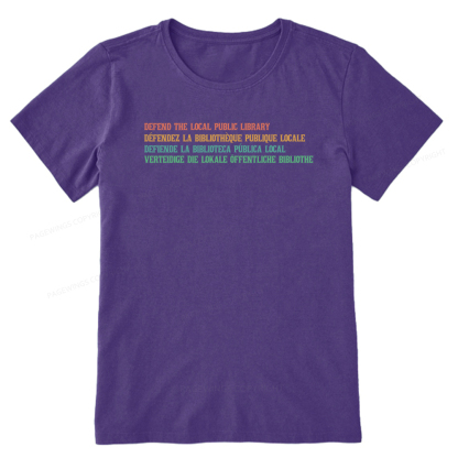 Pagewings Defend the Local Public Library Unisex Classic T-shirt