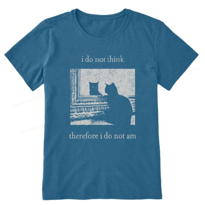 Pagewings I Do Not Think Therefore I Do Not Am Unisex Classic T-shirt