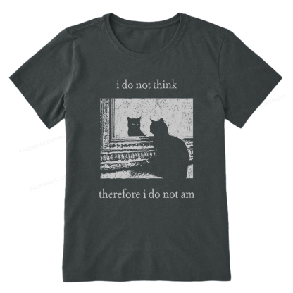 Pagewings I Do Not Think Therefore I Do Not Am Unisex Classic T-shirt