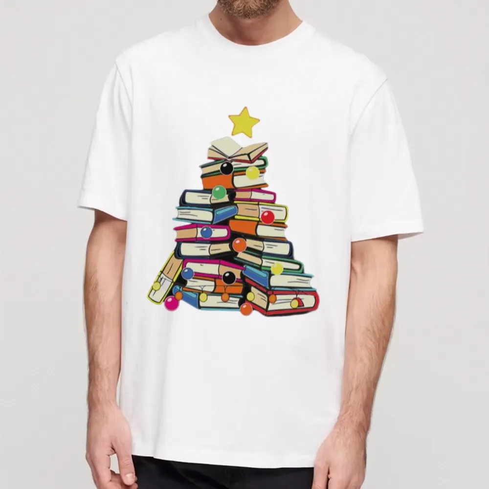 Pagewings Christmas Tree Bookworm Unisex Classic T-shirt