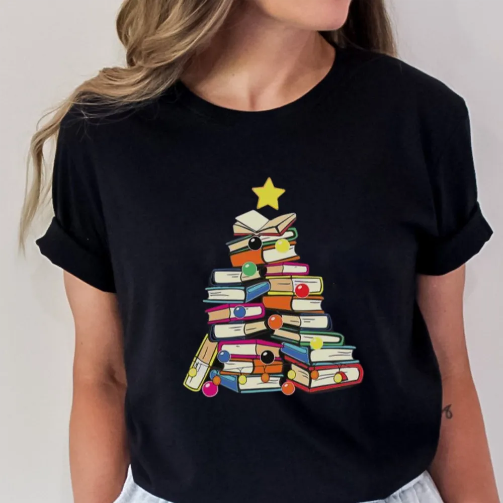 Pagewings Christmas Tree Bookworm Unisex Classic T-shirt
