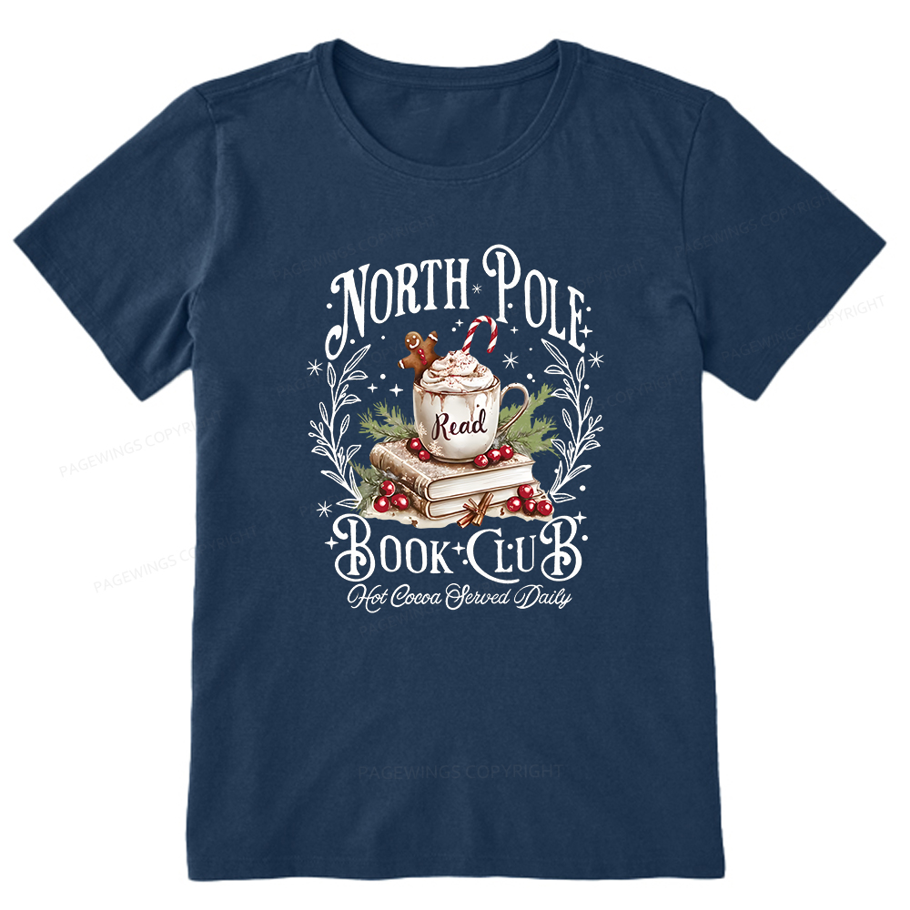 Pagewings Funny North Pole Book Club Unisex Classic T-shirt