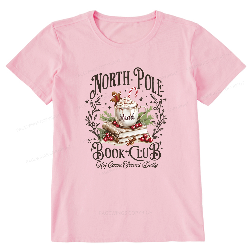 Pagewings Funny North Pole Book Club Unisex Classic T-shirt