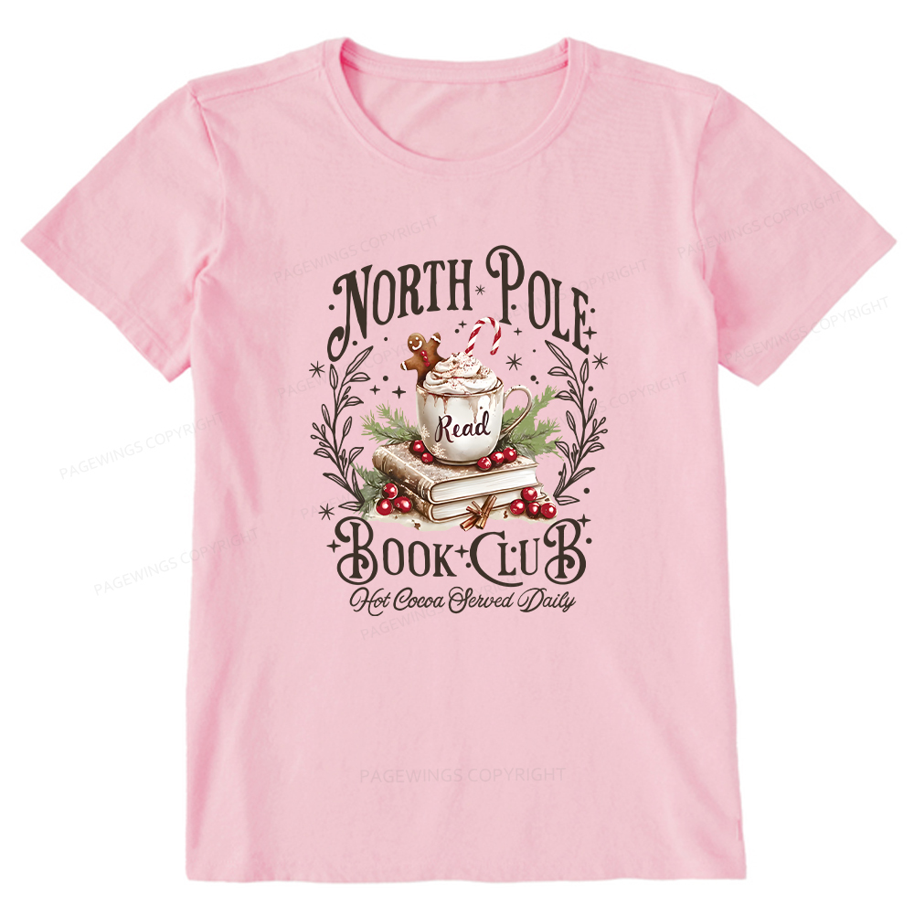 Pagewings Funny North Pole Book Club Unisex Classic T-shirt