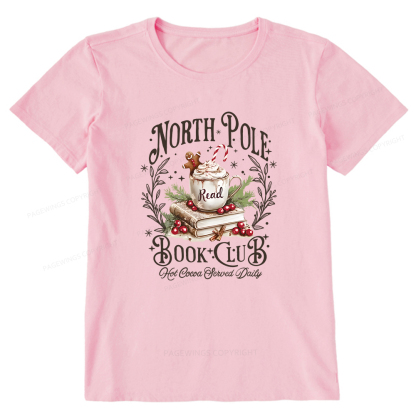 Pagewings Funny North Pole Book Club Unisex Classic T-shirt