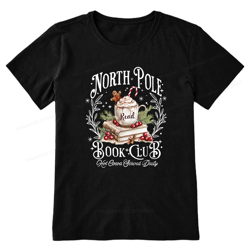 Pagewings Funny North Pole Book Club Unisex Classic T-shirt