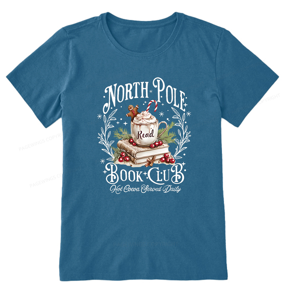 Pagewings Funny North Pole Book Club Unisex Classic T-shirt