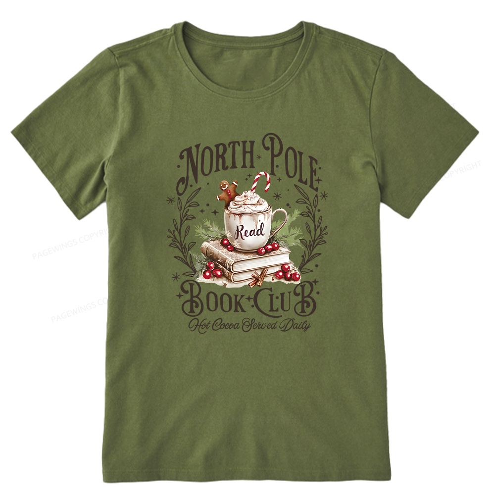Pagewings Funny North Pole Book Club Unisex Classic T-shirt