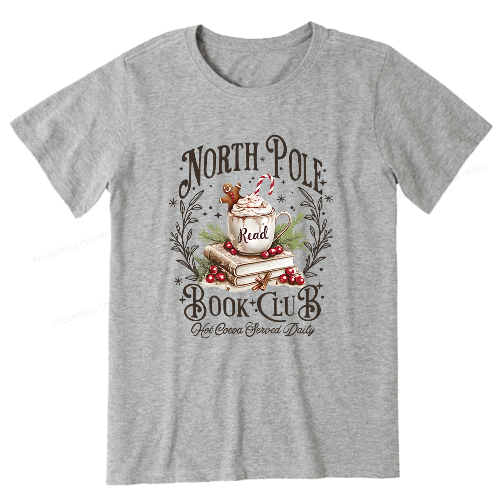 Pagewings Funny North Pole Book Club Unisex Classic T-shirt