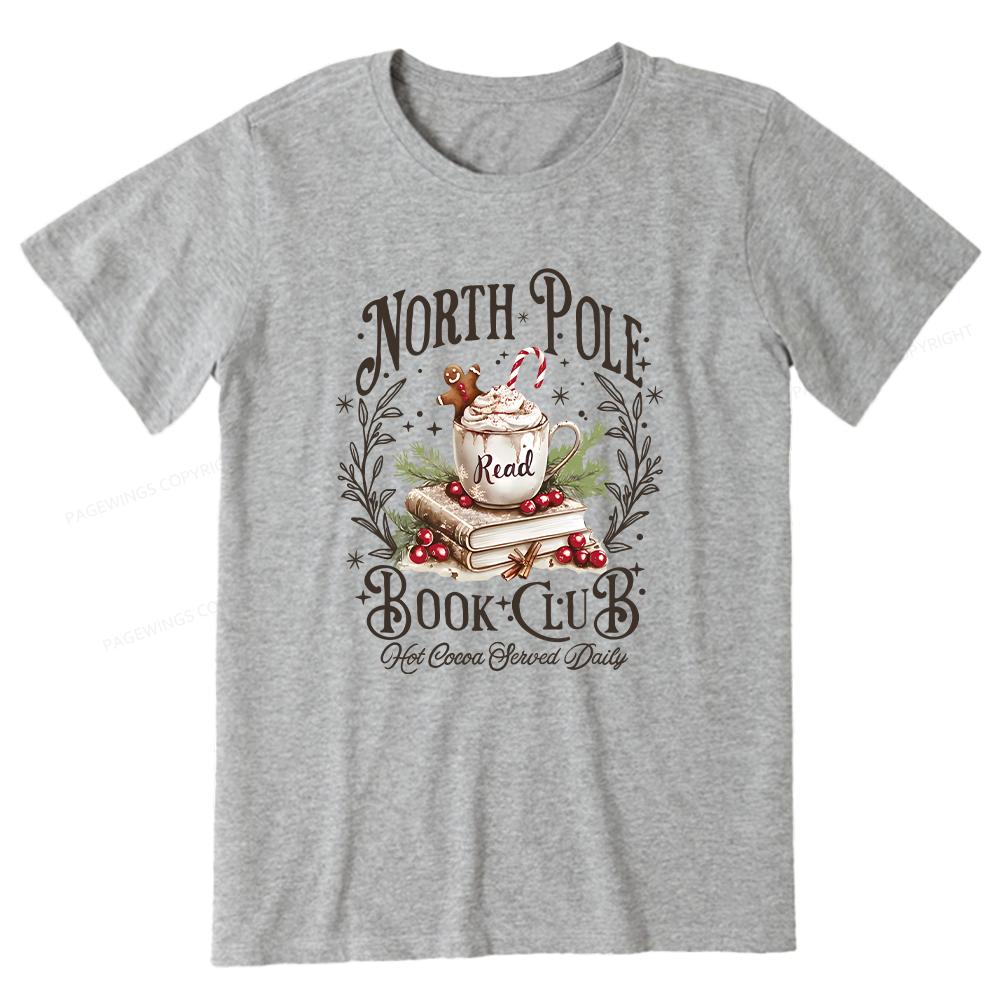 Pagewings Funny North Pole Book Club Unisex Classic T-shirt