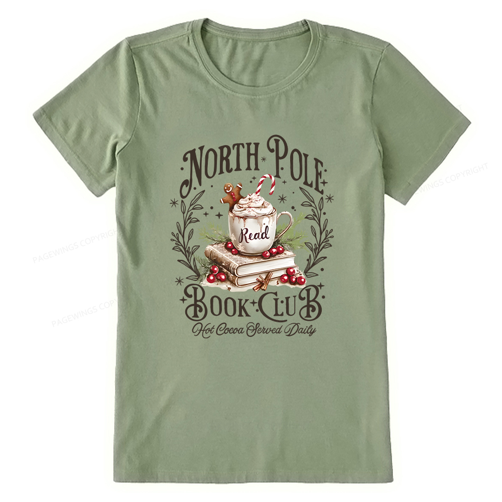 Pagewings Funny North Pole Book Club Unisex Classic T-shirt