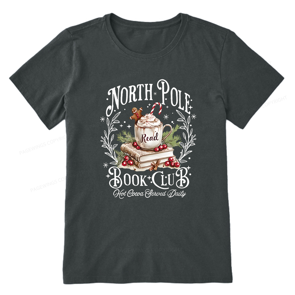 Pagewings Funny North Pole Book Club Unisex Classic T-shirt