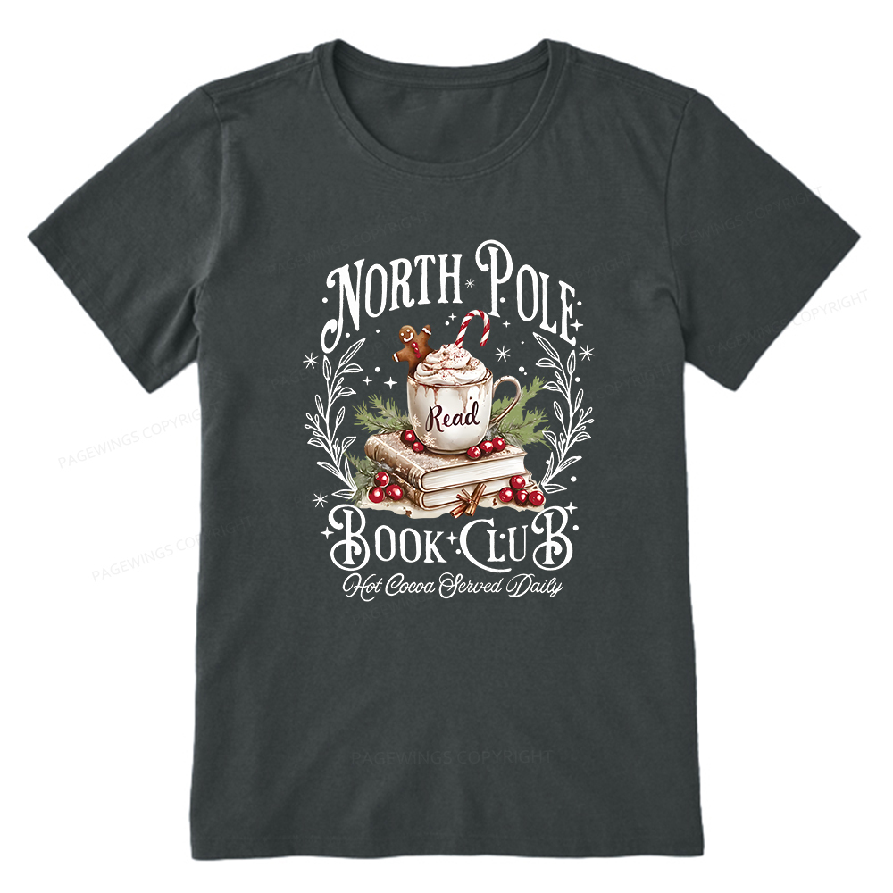 Pagewings Funny North Pole Book Club Unisex Classic T-shirt