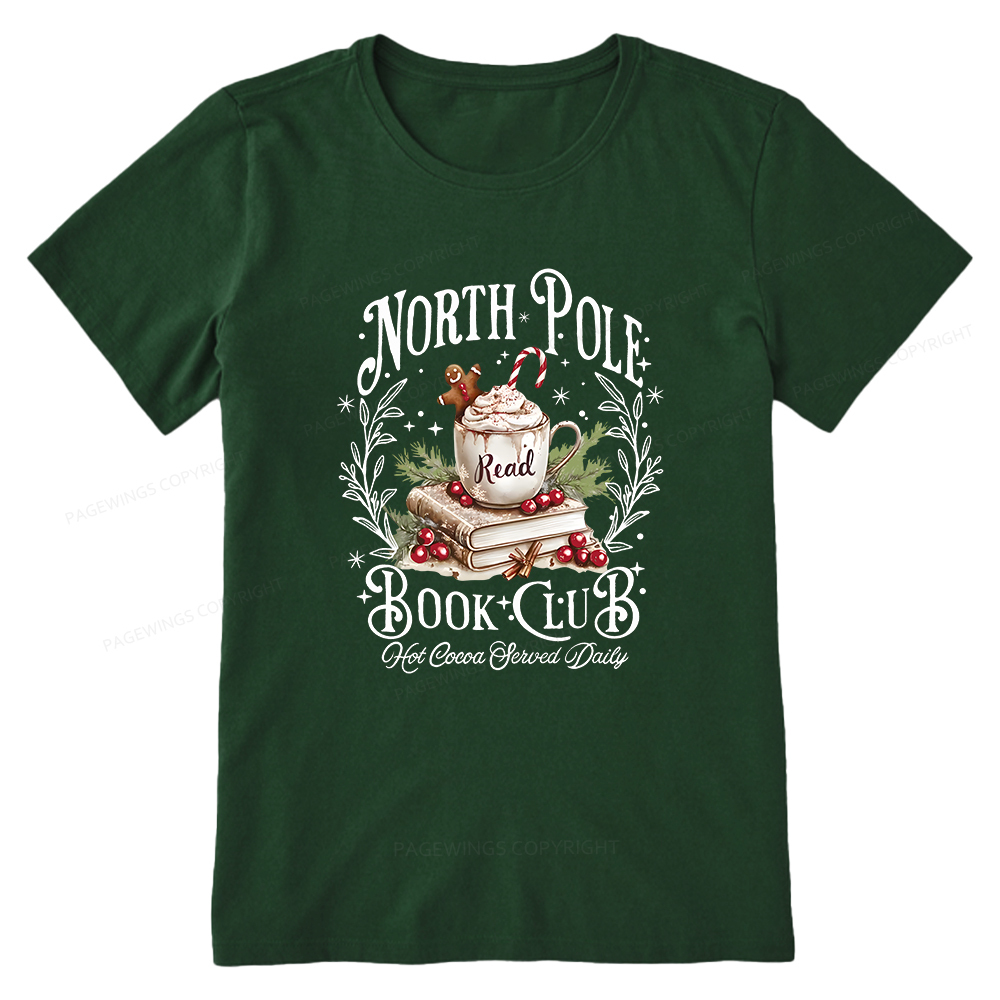 Pagewings Funny North Pole Book Club Unisex Classic T-shirt