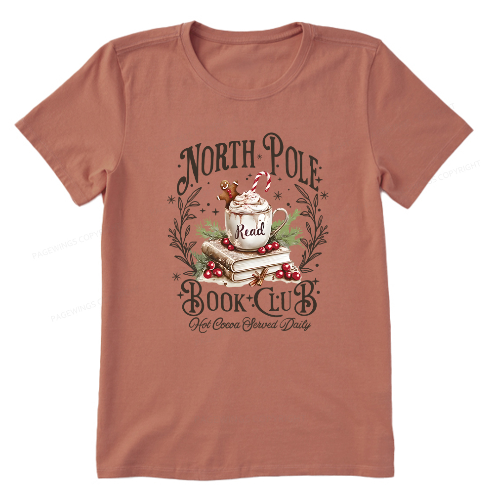 Pagewings Funny North Pole Book Club Unisex Classic T-shirt