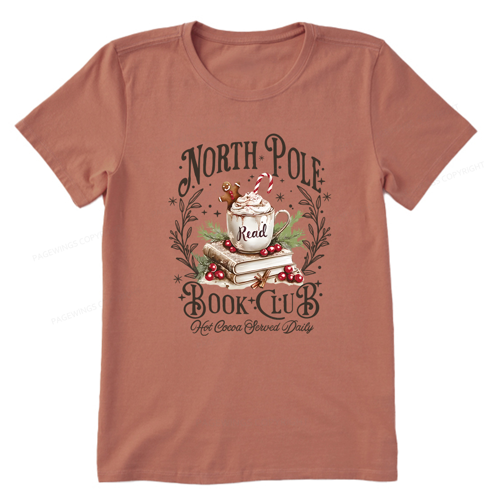 Pagewings Funny North Pole Book Club Unisex Classic T-shirt