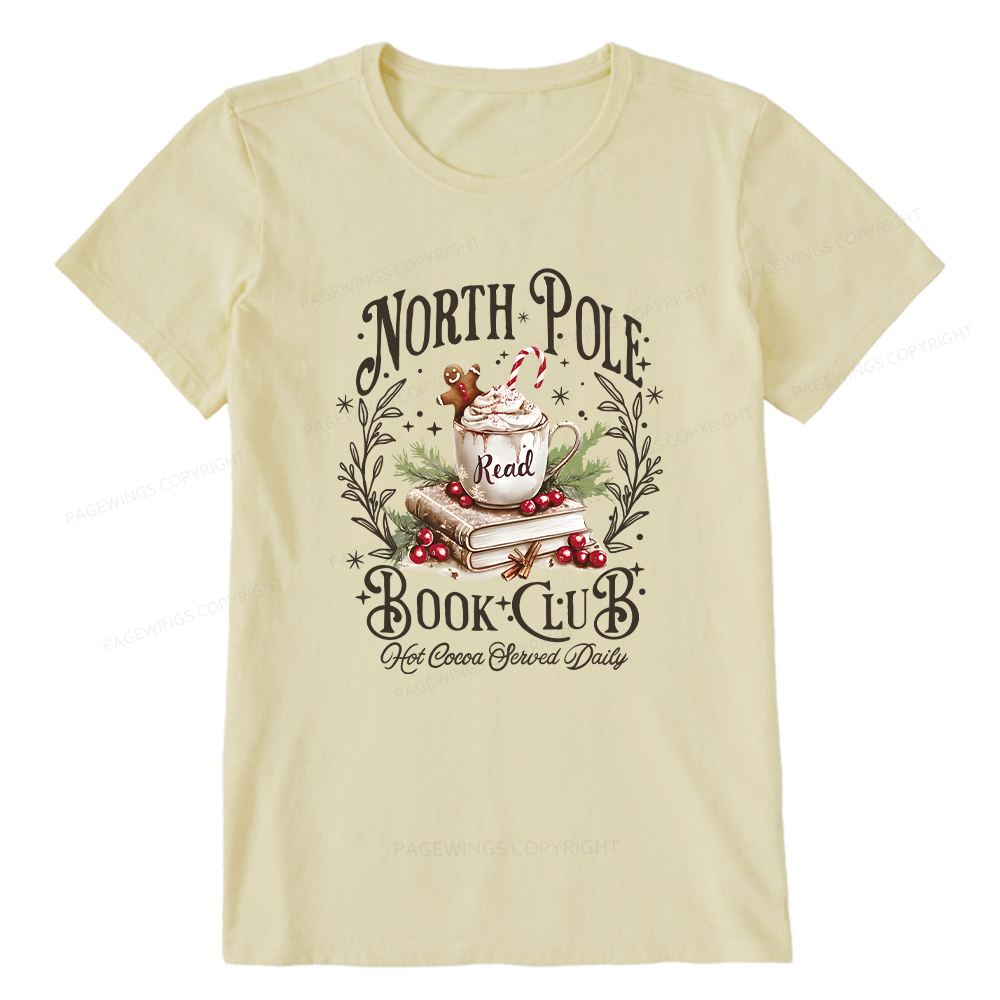 Pagewings Funny North Pole Book Club Unisex Classic T-shirt