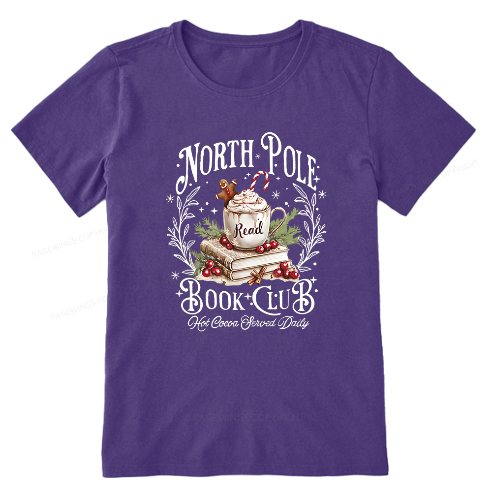Pagewings Funny North Pole Book Club Unisex Classic T-shirt