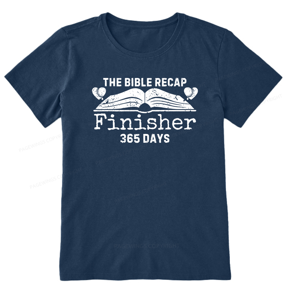 Pagewings The Bible Recap Finisher 365 Days Unisex Classic T-shirt