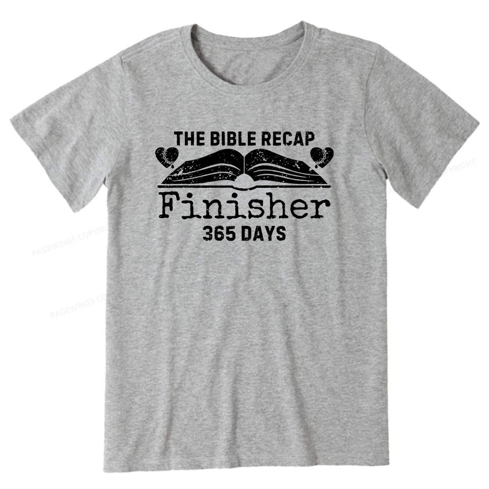 Pagewings The Bible Recap Finisher 365 Days Unisex Classic T-shirt