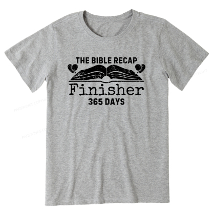 Pagewings The Bible Recap Finisher 365 Days Unisex Classic T-shirt