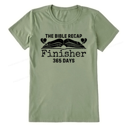 Pagewings The Bible Recap Finisher 365 Days Unisex Classic T-shirt