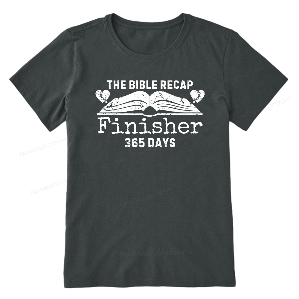 Pagewings The Bible Recap Finisher 365 Days Unisex Classic T-shirt