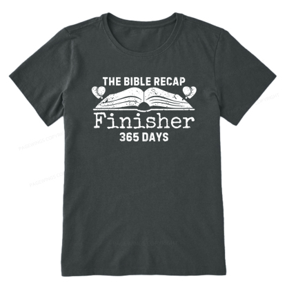 Pagewings The Bible Recap Finisher 365 Days Unisex Classic T-shirt