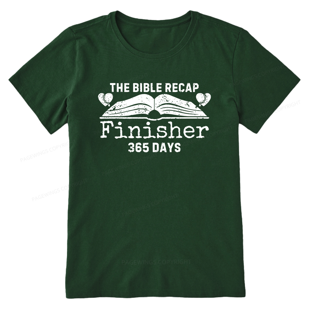 Pagewings The Bible Recap Finisher 365 Days Unisex Classic T-shirt