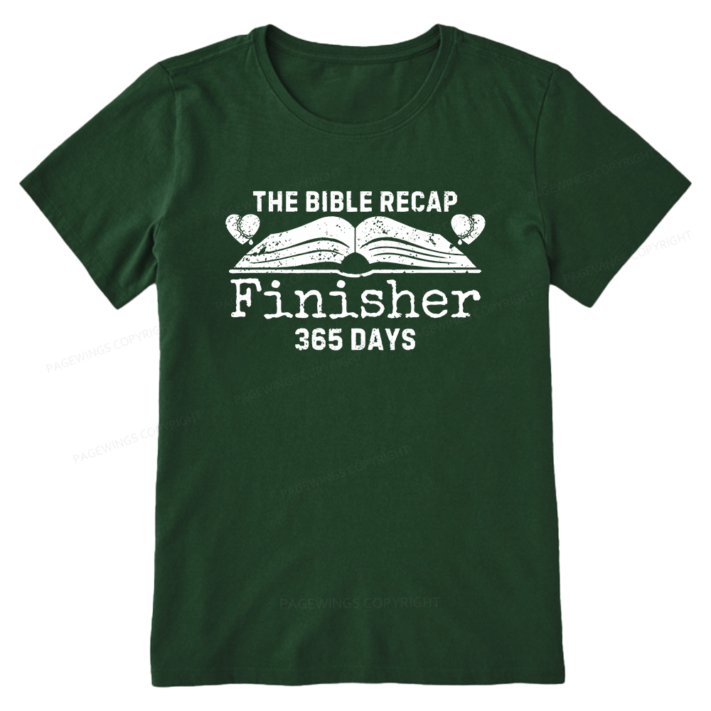 Pagewings The Bible Recap Finisher 365 Days Unisex Classic T-shirt