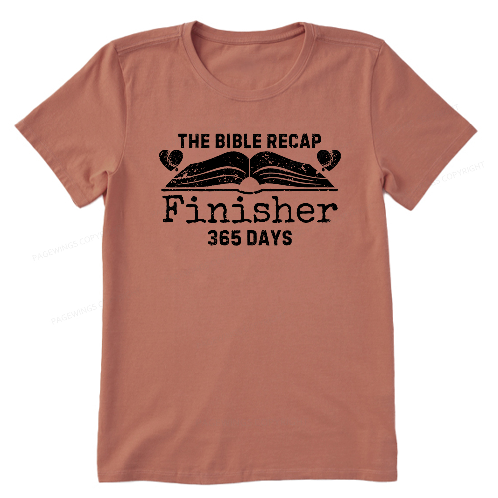 Pagewings The Bible Recap Finisher 365 Days Unisex Classic T-shirt