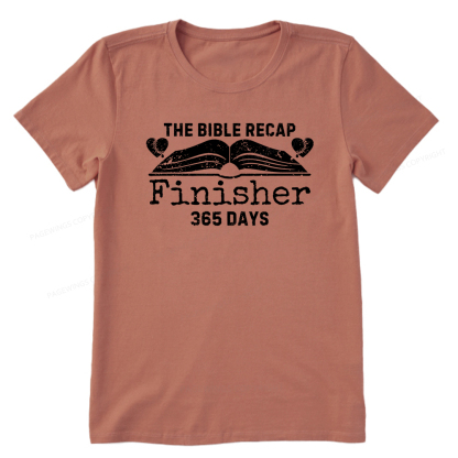 Pagewings The Bible Recap Finisher 365 Days Unisex Classic T-shirt