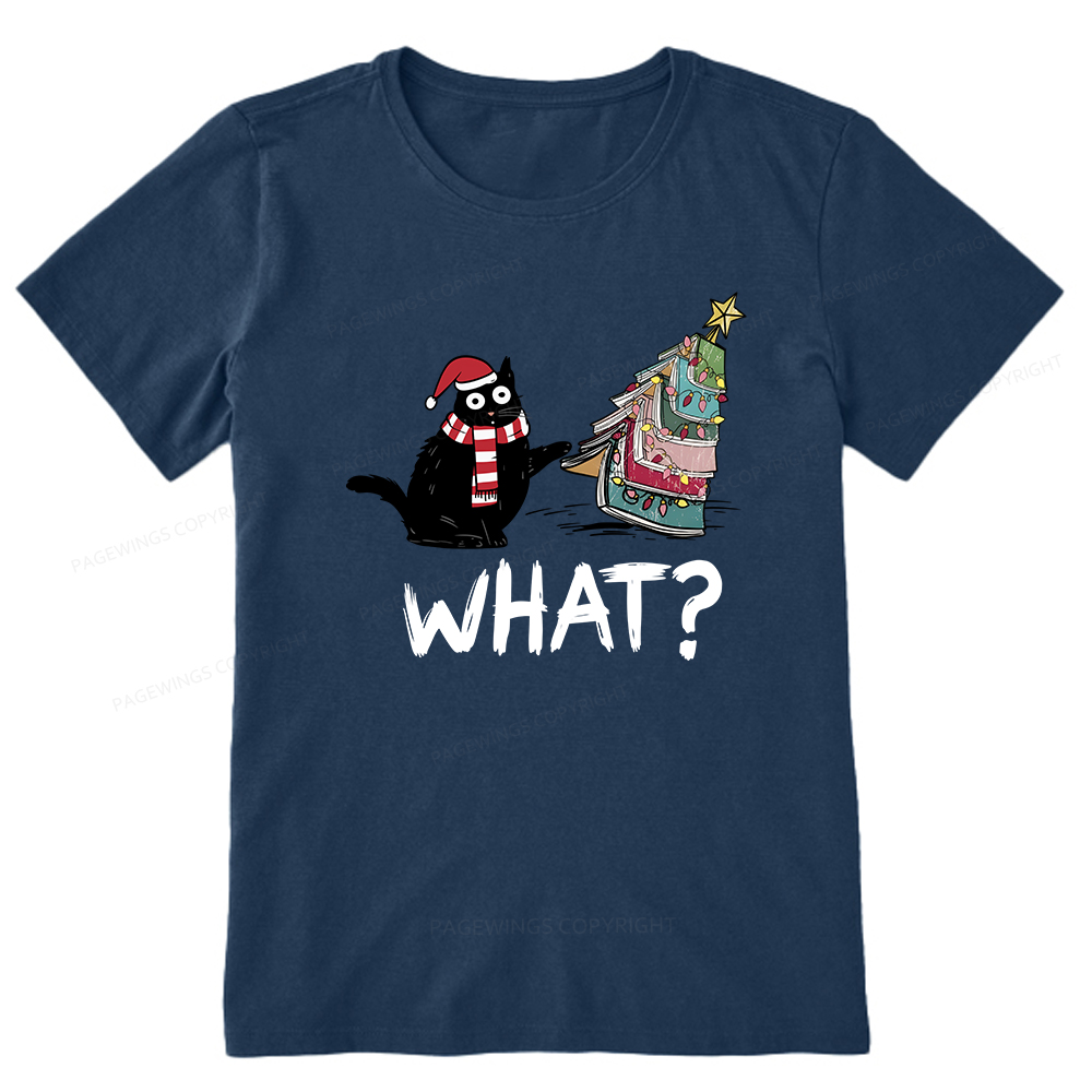 Pagewings Funny Cat Christmas Unisex Classic T-shirt