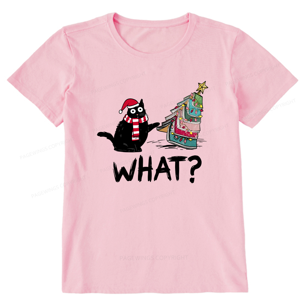 Pagewings Funny Cat Christmas Unisex Classic T-shirt