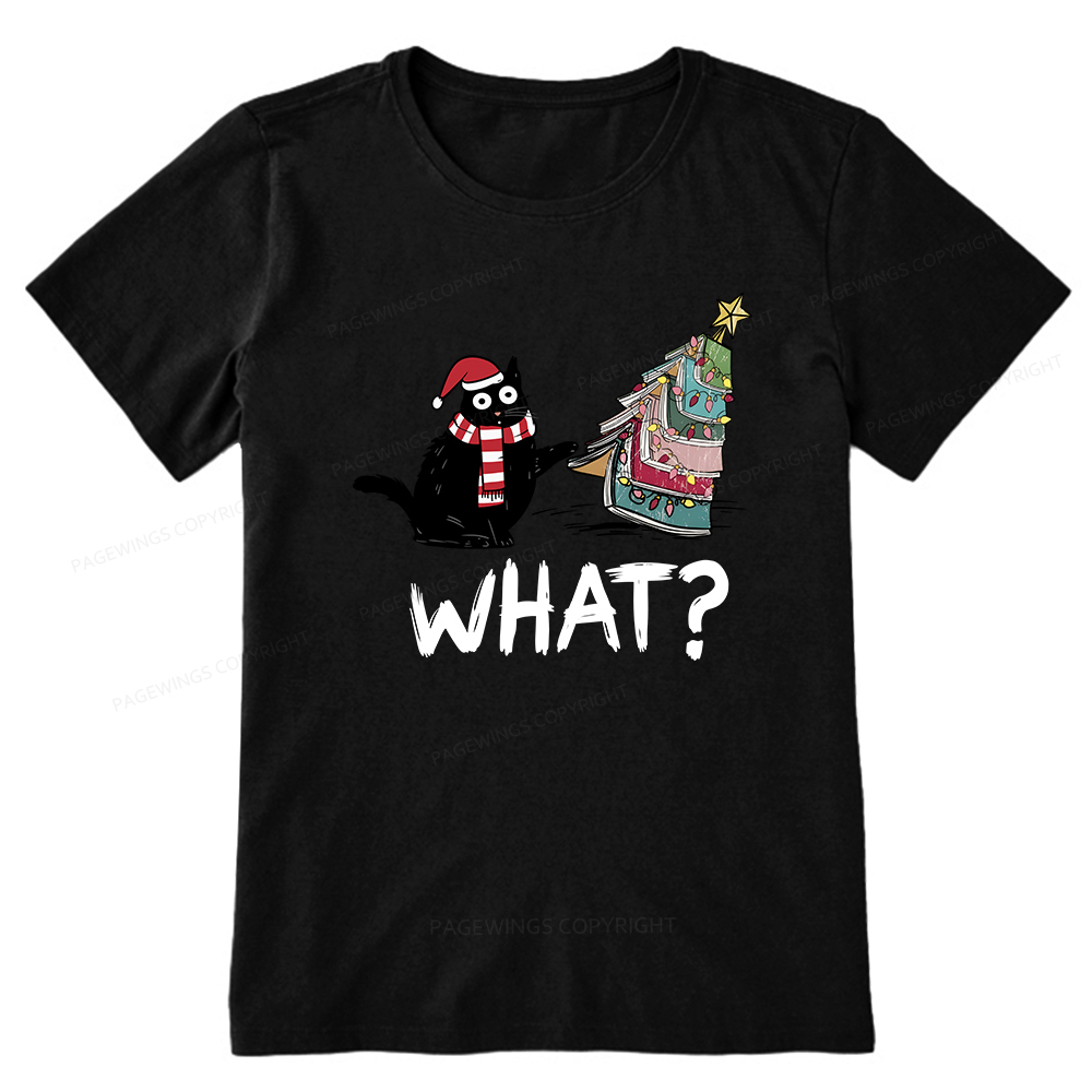 Pagewings Funny Cat Christmas Unisex Classic T-shirt