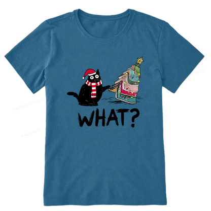 Pagewings Funny Cat Christmas Unisex Classic T-shirt