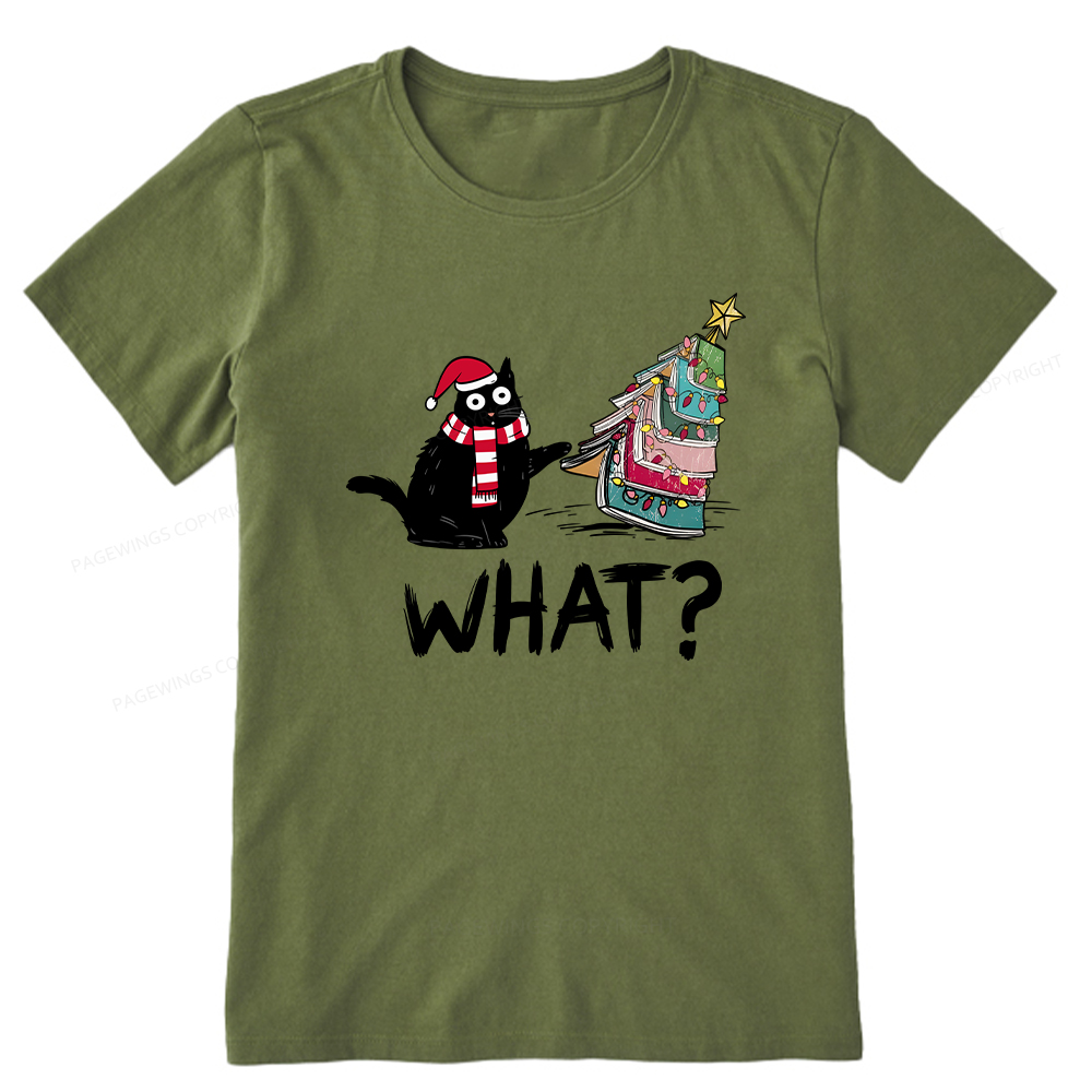 Pagewings Funny Cat Christmas Unisex Classic T-shirt