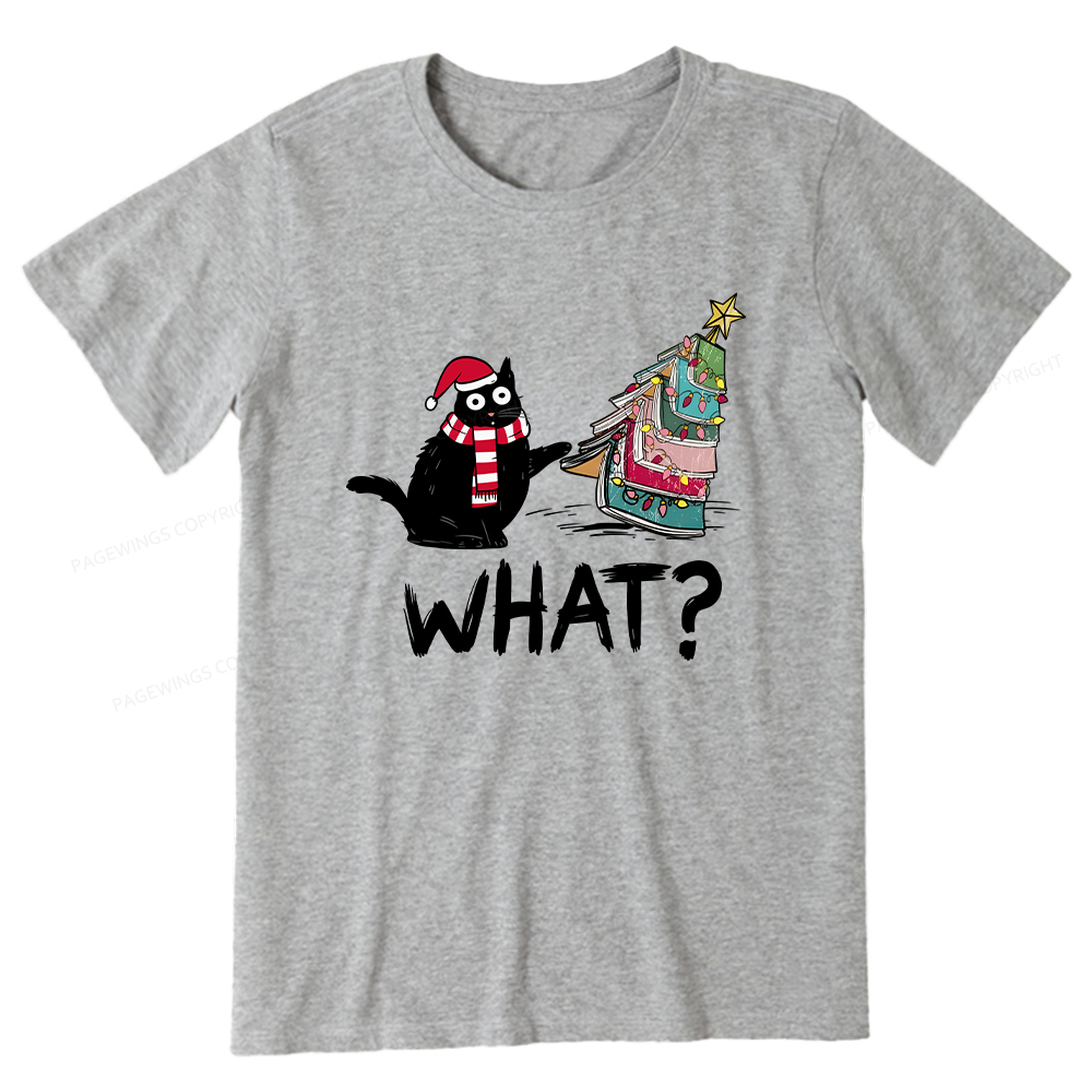 Pagewings Funny Cat Christmas Unisex Classic T-shirt
